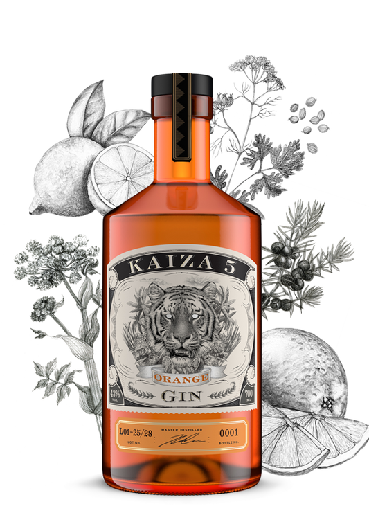 Kaiza 5 Gin 43%, ORANGE